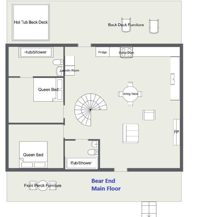 Villa Bear End Sevierville Zimmer foto